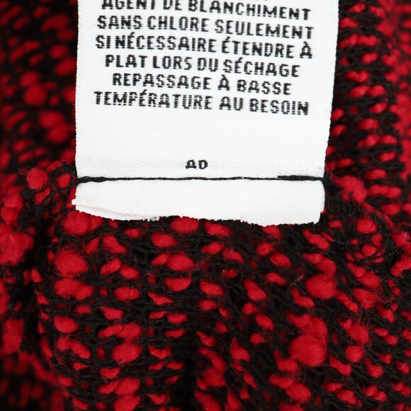 Ruby Rd Sweater Womens Large Black Red Cowl Neck Chunky Knit Pullover Oversized - Picture 10 of 12